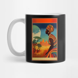 vintage travel of africa Mug